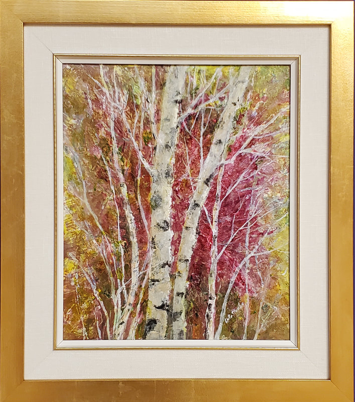 Lotte Steube, Autumn Brilliance, Acrylic on Canvas.