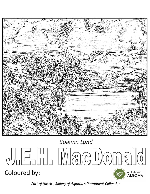 Download J.E.H. MacDonald, Solemn Land Colouring Sheet.